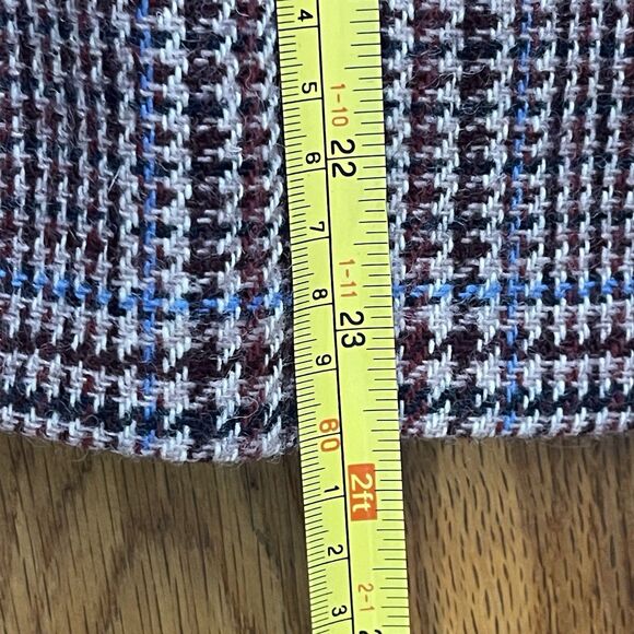 TALBOTS Shetland Crop Jacket Petite Plus Size 20WP Autumn Plaid Classic Preppy - Picture 10 of 11